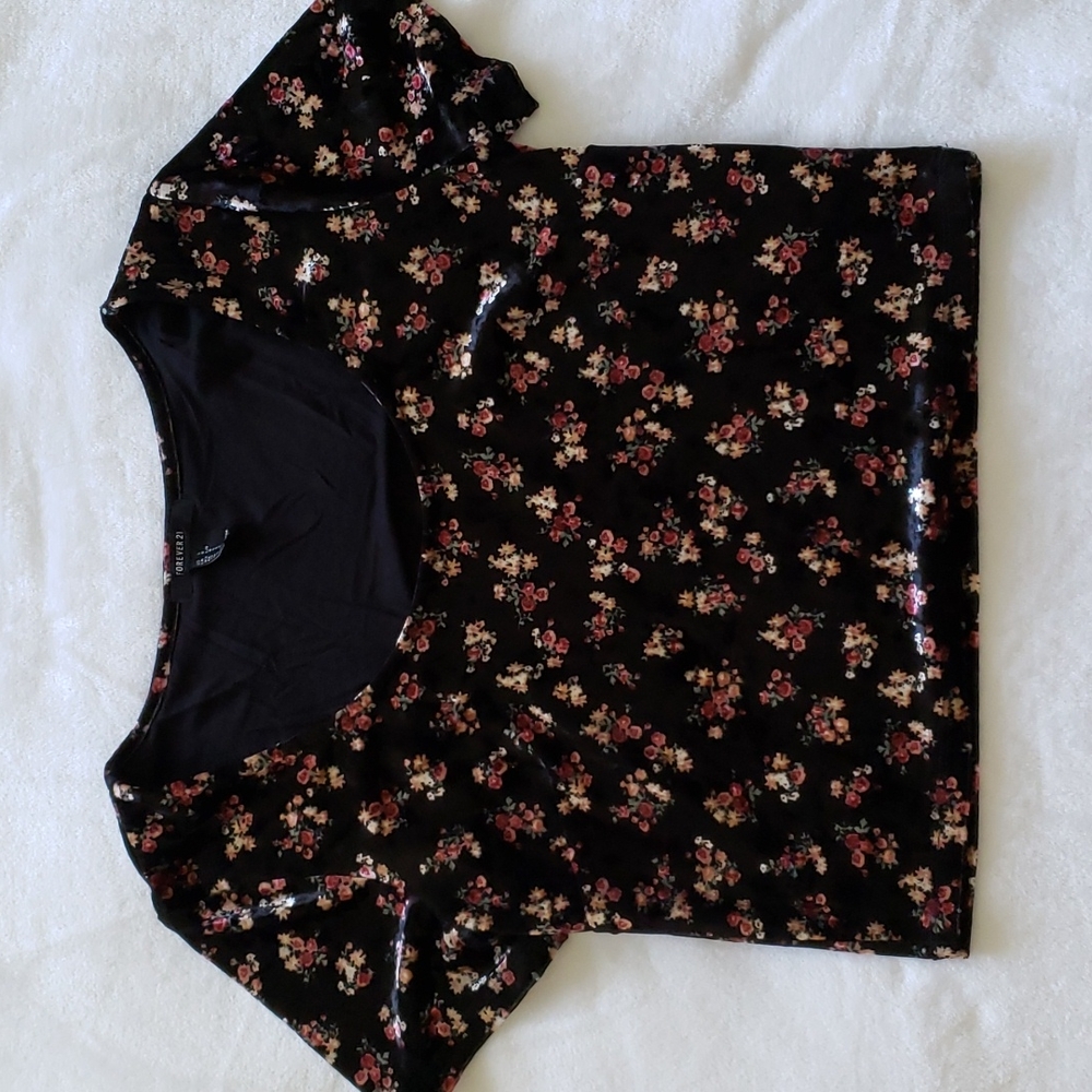 forever 21 gingham crop top